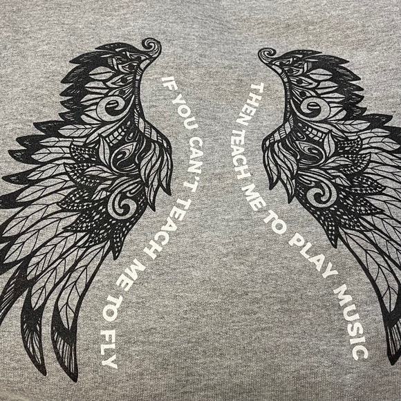 🆕 DDK Rock Apparel Music For Life Sweatshirt Hoodie - Picture 2 of 3